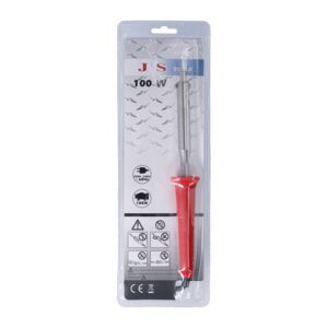 JS Tools 100W Heavy Duty Easy-to-Use Durable Soldering Iron Red and Silver